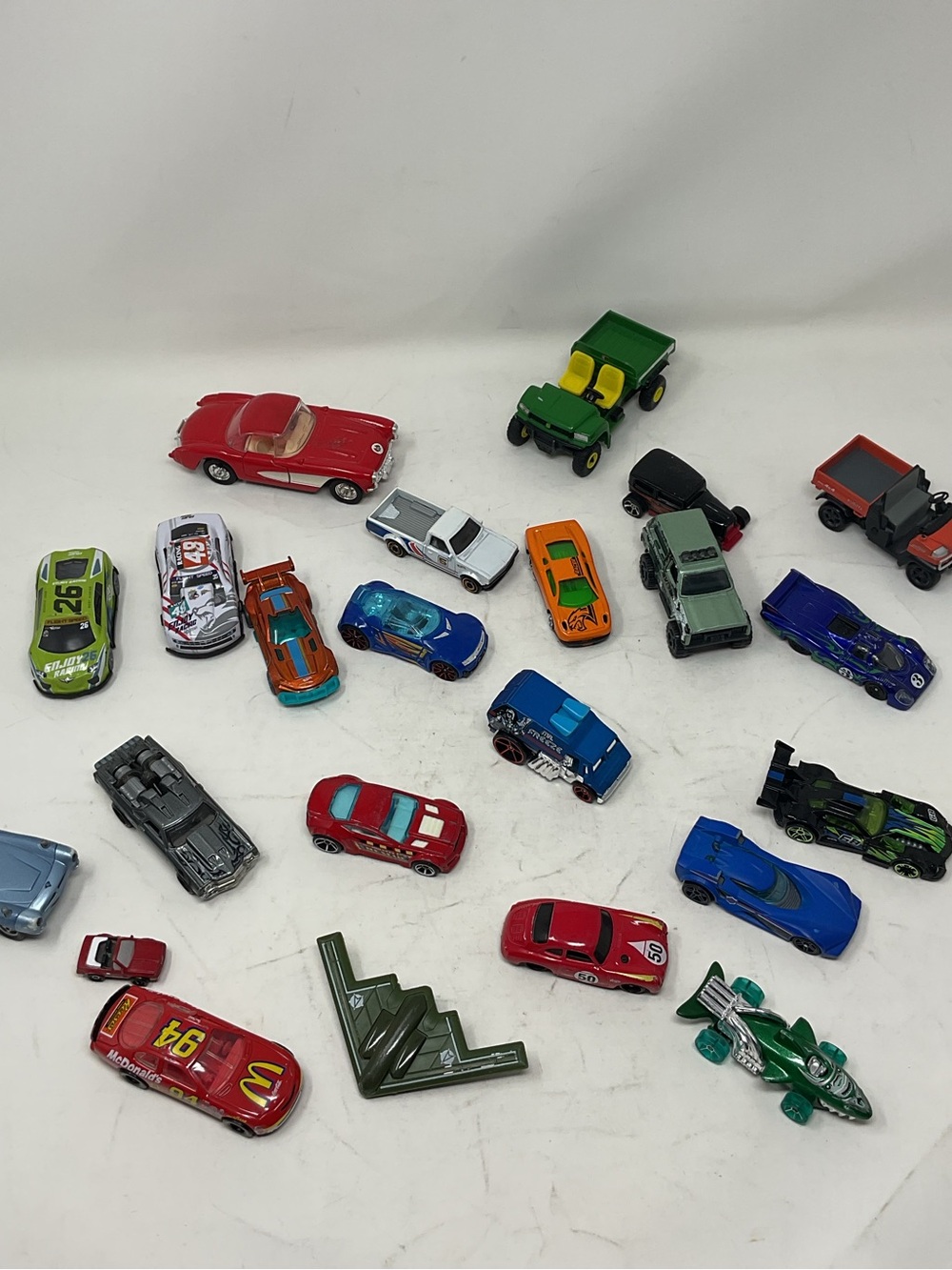 Assorted Kids Toy Cars - Red, Blue, Green, Orange, Black